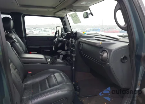 2007 Hummer H2 Suv z USA, uszkodzony, nr VIN 5GRGN23U07H110177